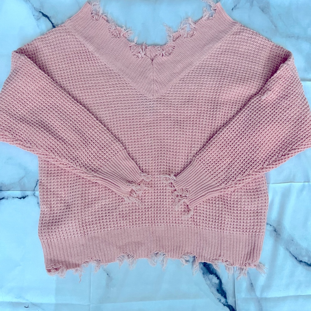 NWT Zenana crop sweater XL